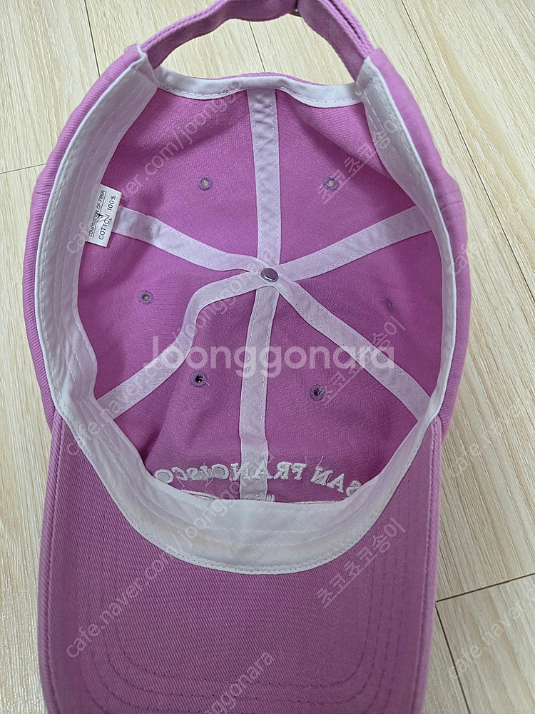 보세 야구모자 핑크--3