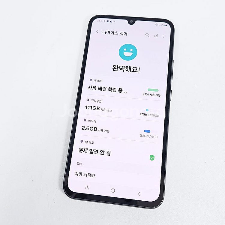 A346 ] 외관S급 갤럭시 A34 128G 블랙색상 ...--9
