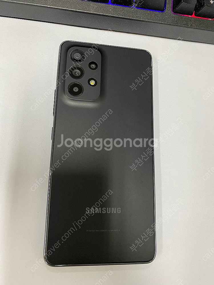 204332 KT 갤럭시A53 블랙 외관SS급 128G...--0