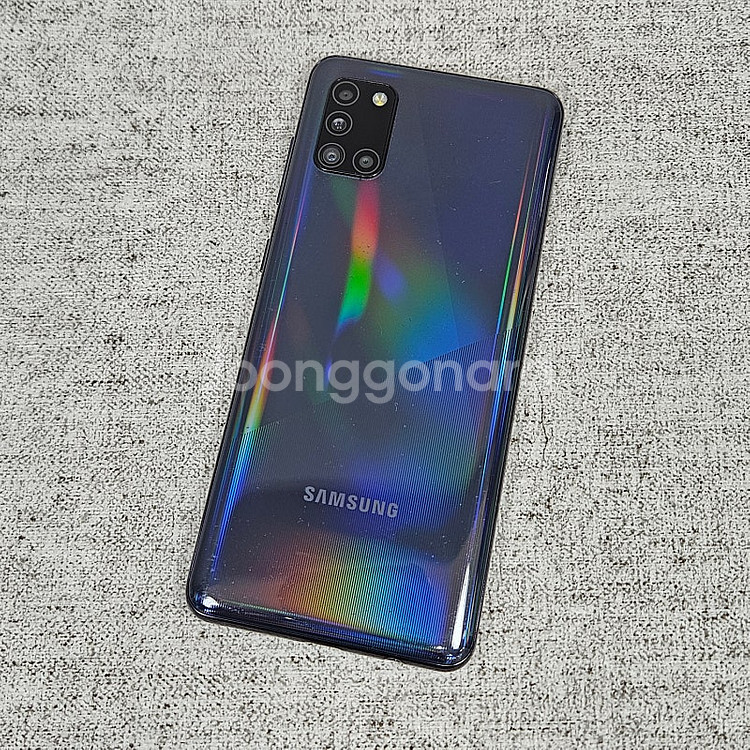 액정화면 S급 갤럭시 A31 블루색상 64G 7.5만원...--1