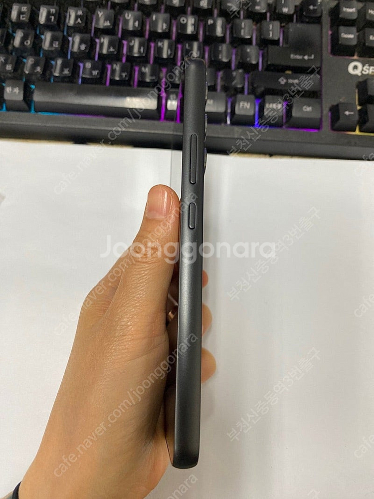 029187 SK 갤럭시퀀텀4 블랙 외관SS급 128G...--6