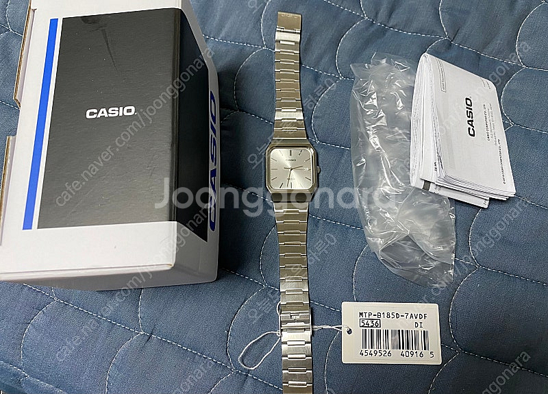 카시오 MTP-B185D-7AVDF 팝니다.--0