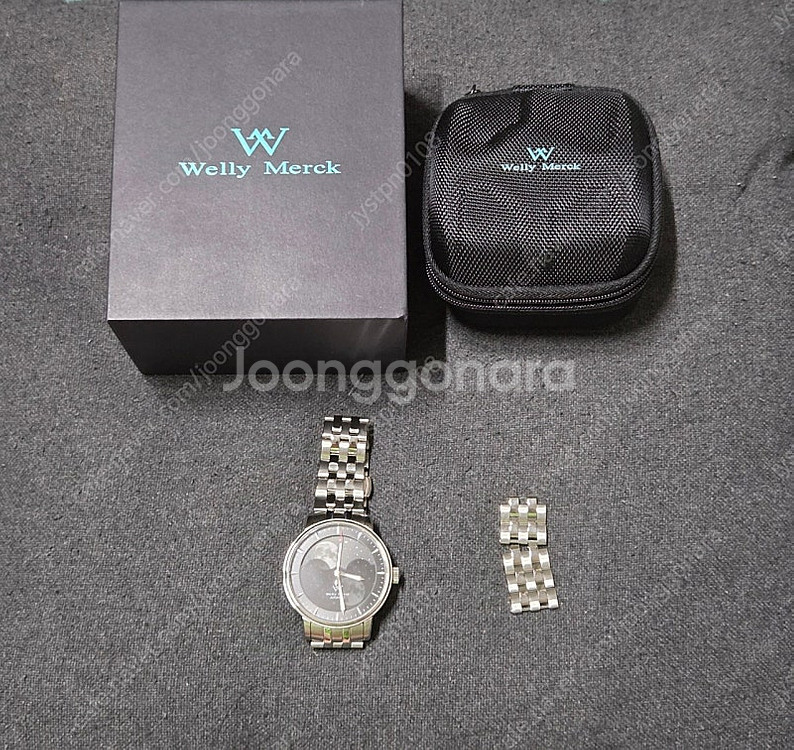 Welly Merck 문페이즈 시계 WM142 판매합니...--0