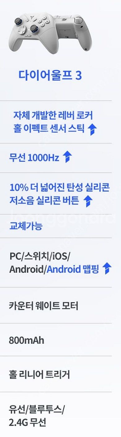 스위치 게임패드 플라이디지 다이어울프 1 2 3 유선 ...--5