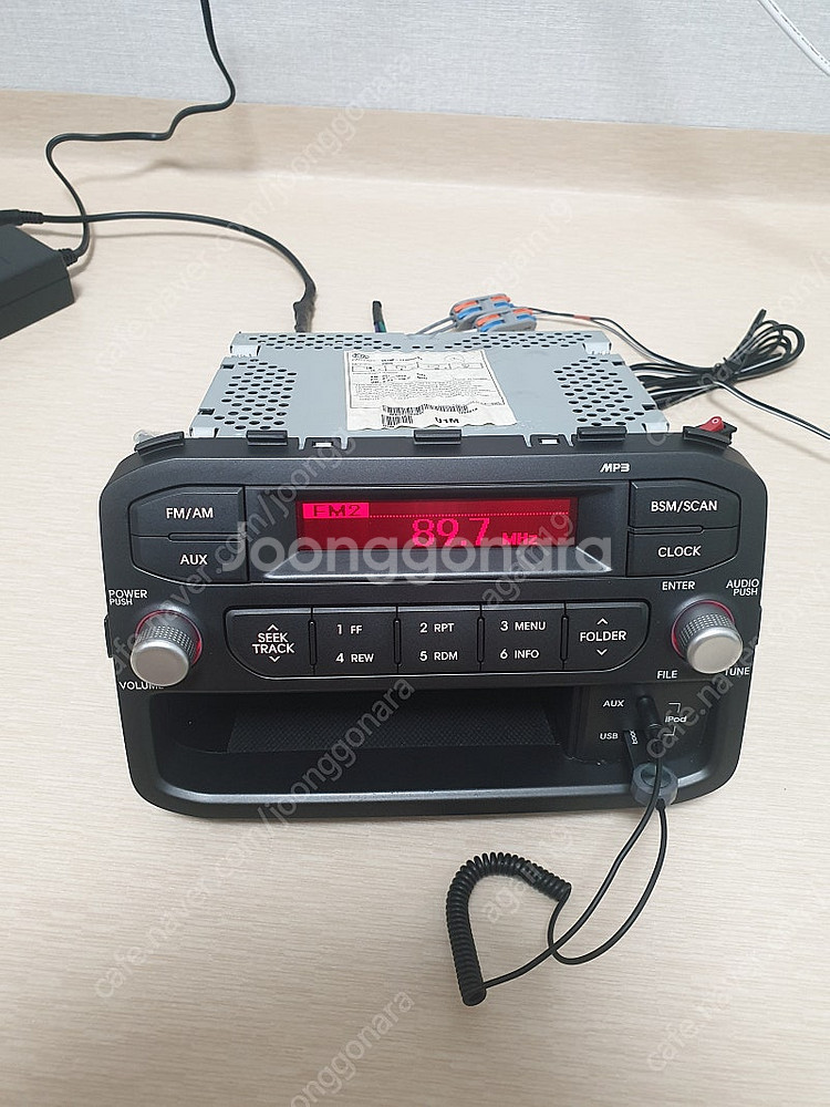 카오디오를 일반오디오로 개조(CD 없음, 블루투스 가능...--4