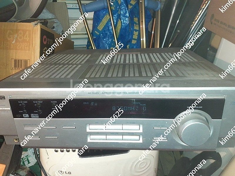 JVC RX-5022VSL 중고 버튼 작동되나 기기 정...--0