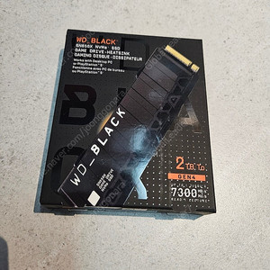 WD BLACK SSD SN 850X 2TB 미개봉 새제품 팝니다
