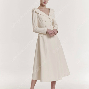 그레이스유 원피스 Off-Shoulder Jacket One-piece (Cream) 사이즈 S