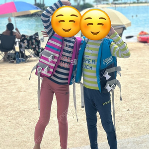 남매둥이 신발, 옷 5-7세 (베네통 아디다스 팬곳 등)