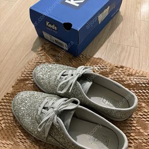 케즈 keds 브랜드 실버 글리터 단화 스니커즈