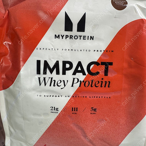 마이프로틴 임팩트웨이 초콜릿바나나 2.5kg 미개봉팝니다