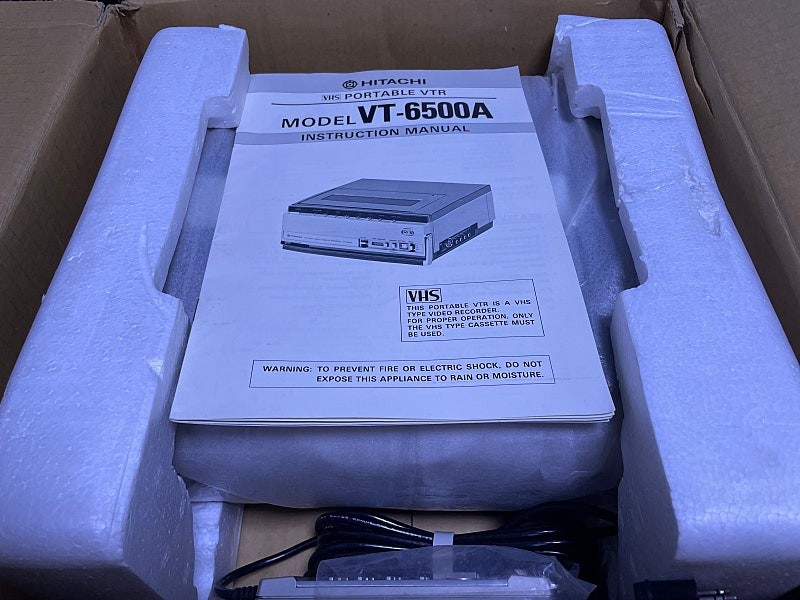 1983‘S<새상품>히타치(HITACHI)비디오카세트레코더[비디오플레이어]빈티지 비디오…--1
