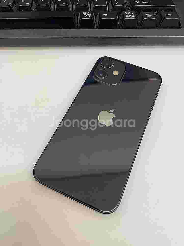 아이폰12미니 블랙 64GB 상태좋은 중고20만팝니다.--1