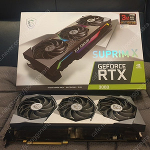 MSI 3080 SUPRIM X 10GB 그래픽 카드 팝니다.