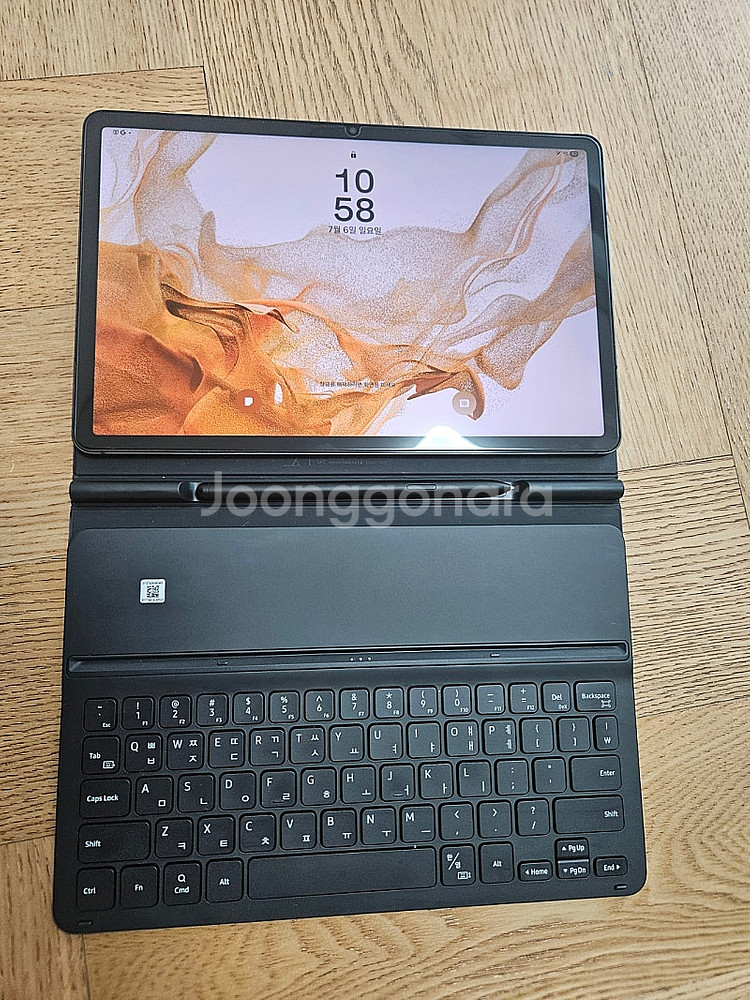 갤럭시탭 S8 128gb wifi + 키보드 케이스--0