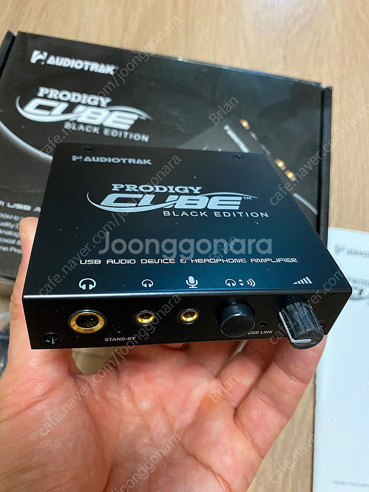오디오트렉 프로디지 큐브 블랙 에디션 USB DAC 판...--0