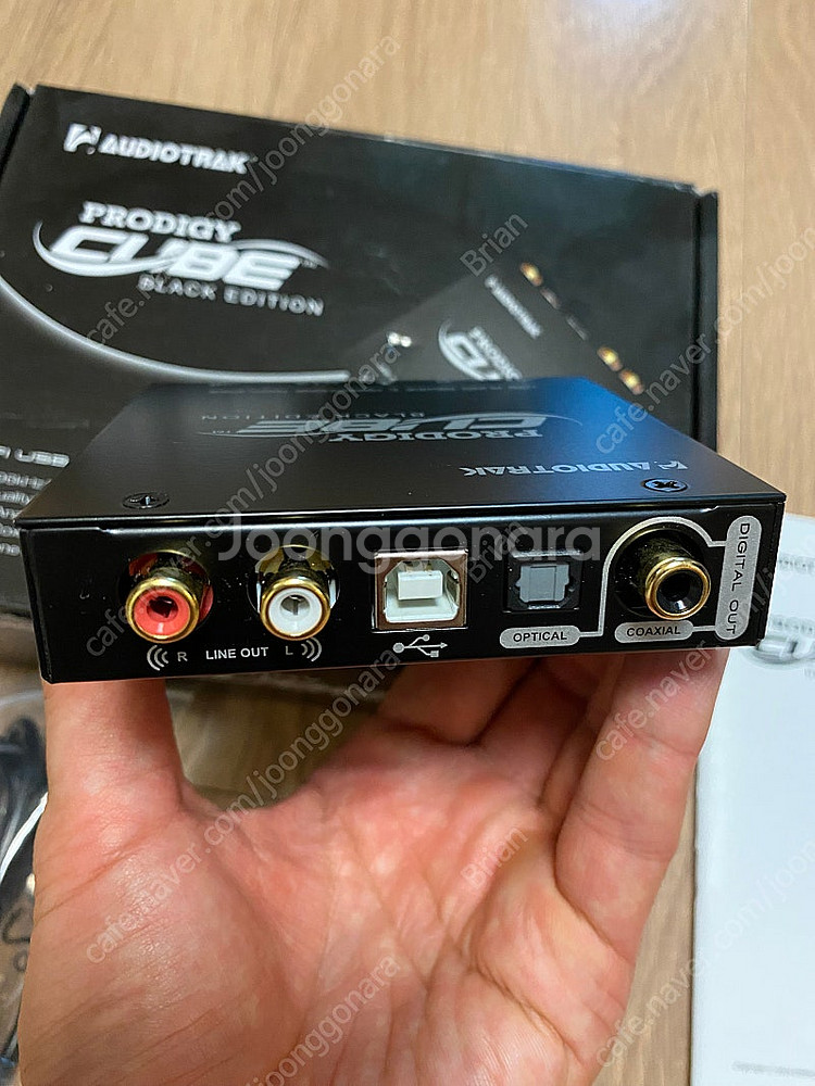 오디오트렉 프로디지 큐브 블랙 에디션 USB DAC 판...--2