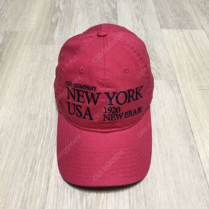 [23,000] (ONE SIZE) 뉴에라 NEW ERA 뉴욕 스크립트 언스트럭쳐 볼캡 로즈핑크 모자