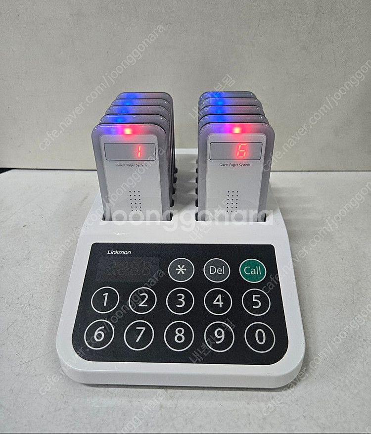 링크맨 10구 진동벨 lm-d2000fn 세트 팝니다--1