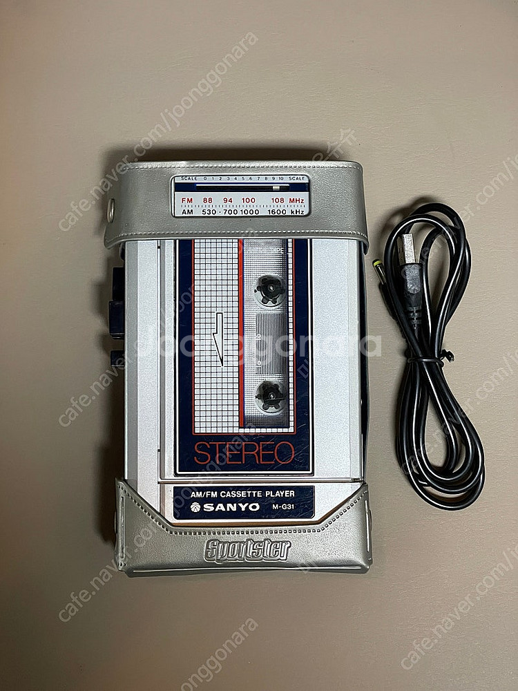 SANYO 워크맨 정상작동 M-G31 카세트플레이어--0
