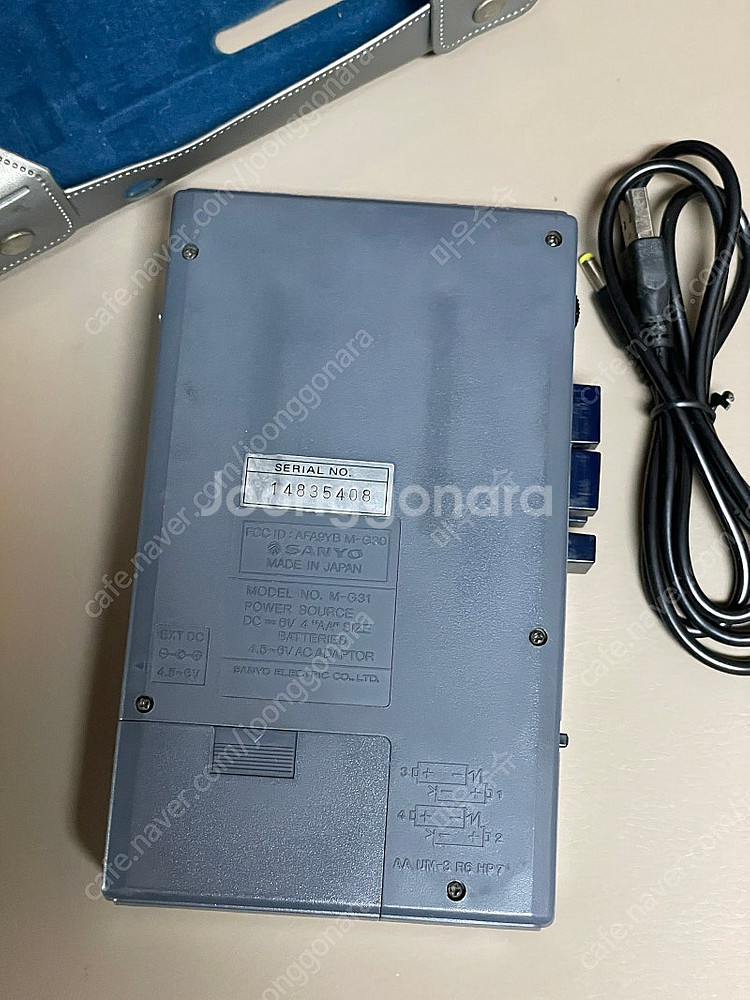 SANYO 워크맨 정상작동 M-G31 카세트플레이어--9
