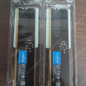마이크론 크루셜 DDR5 4800 16GB 두 개 데스크탑용 팝니다