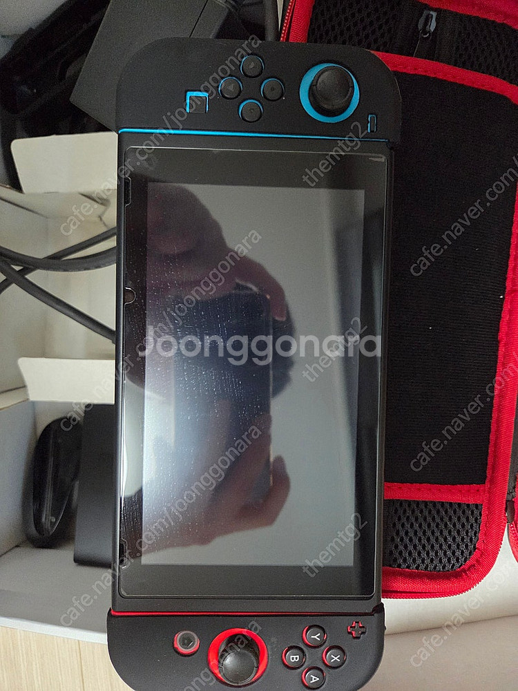 닌텐도 스위치 풀박스 + 프로콘 팝니다.--1
