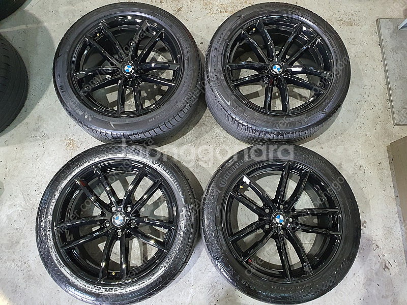 (판매) bmw5시리즈 662m 블랙 18인치 휠타이어...--0