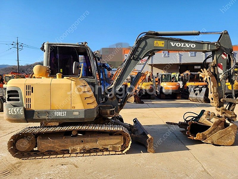 중고굴삭기 볼보 EC55C 특A급 2013년 10월식 ...--1