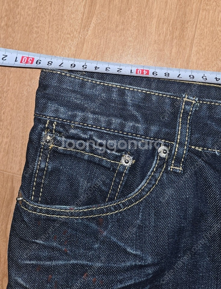 디스퀘어드 7부 바지 38인치--4