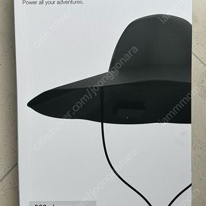 에코플로우 캠핑 낚시 태양광 충전 파워햇 L