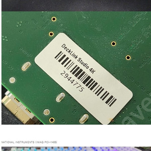 블랙매직디자인 DeckLink Studio 4K (BMDPCB303D), NATIONAL INSTRUMENTS (IMAQ PCI-1405)