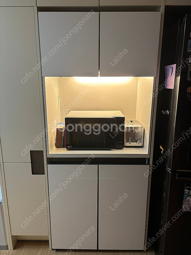 *마지막가격* 젠우드 800수납장 (전자레인지, 홈카페...--0
