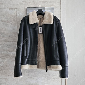 [미착용/택보관] 질스튜어트뉴욕 21FW 천연가죽 아이보리 퍼 베이직 무스탕(JNJU1D551IV) L(105)사이즈 - 80만원 판매