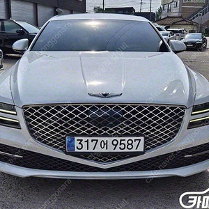 중고 G80(RG3) 2.2 디젤 2WD 기본형 (5인승) 2021 년식 흰색 중고차 가격