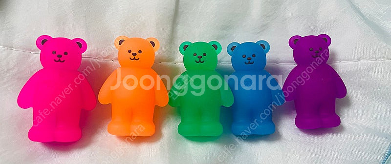 (새상품) 위글위글 베어 프랜즈 5종 세트 크록스 참장식--2