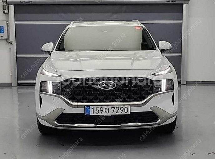 싼타페중고 외관 내관 깔끔한 뉴싼타페 하이브리드 사고이력 없는 상태 좋은 중고차--0