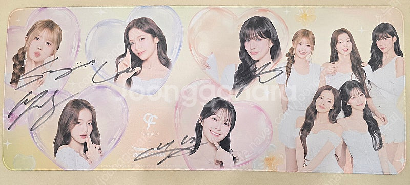 2025 프로미스나인 친필 싸인 마우스패드 팝니다--0