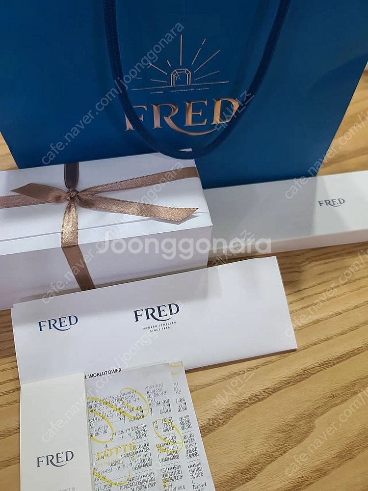 24년 프레드 포스텐 팔찌 라지 로즈골드 18K 링크 ...--3