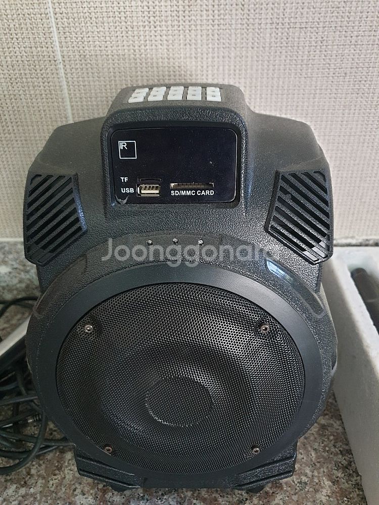 무선+유선 마이크 앰프 스피커 세트--1