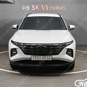 중고차 투싼 (NX4) 가솔린 1.6 터보 2WD 프리미엄 2021 년식 흰색 중고차리스승계