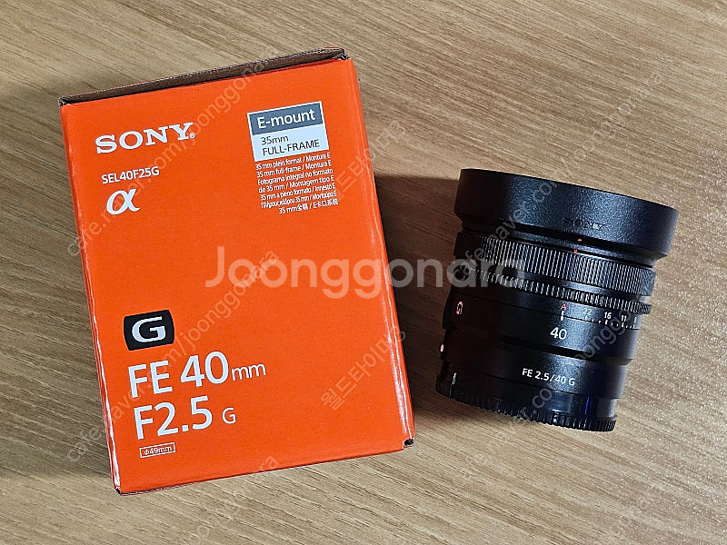 소니정품 sel40f25g sel40f25 40mm f...--0
