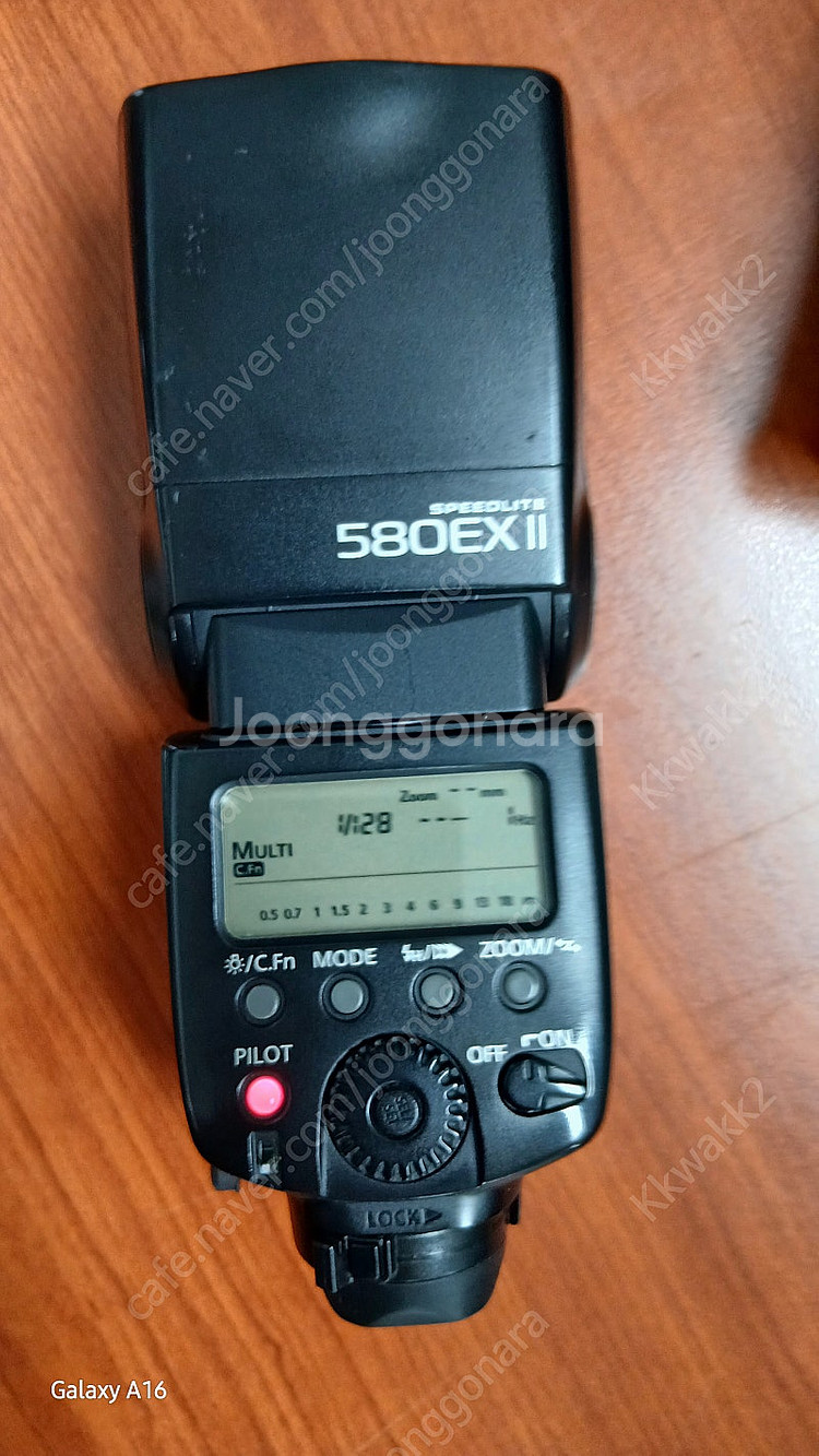 캐논 스피드라이트 580EX II--1