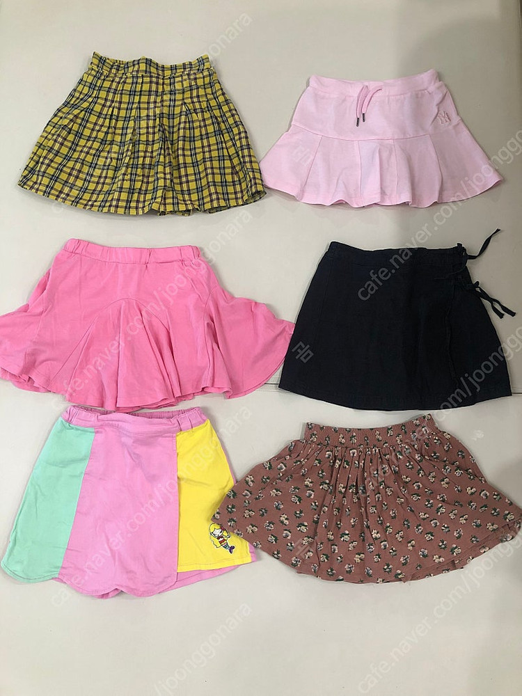 130사이즈 여아옷 일괄 (8개) (MLB 데일리베베 에스핏 자라 프랜치캣 월튼키즈) 이미지