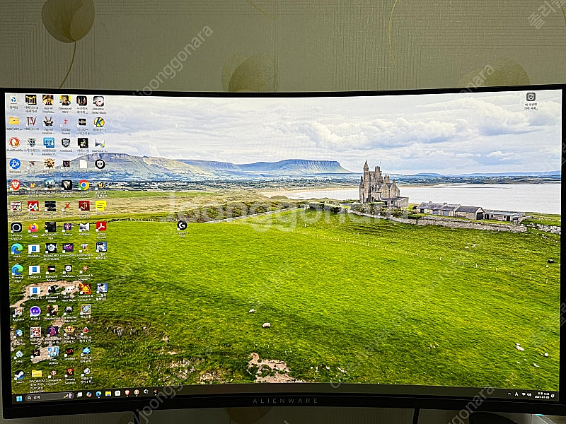 Alienware AW3225QF oled 모니터 팝니다--1