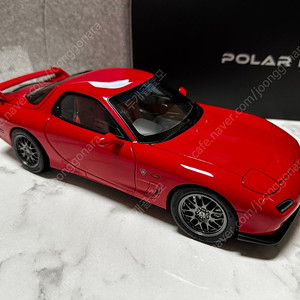 1:18 폴라마스터 마쯔다 rx-7 레드 다이캐스트 판매합니다