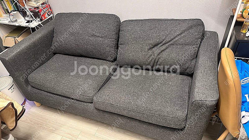 이케아 페루프 2인용소파 군나레드 다크그레이 판매합니다...--1