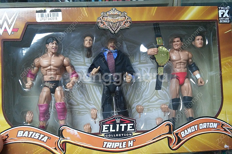 WWE 피규어 한정판 랜디오턴,트리플 H,바티스타 에불...--0