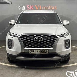 수원중고차 팰리세이드 디젤 2.2 4WD 익스클루시브 2021 년식 흰색 중고차리스승계