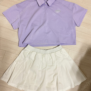 여아 스커트 상하복세트 L